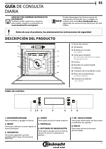Manual de uso Bauknecht BIK7 MP8TS PT Horno