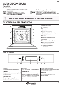 Manual de uso Bauknecht BIK9 MP8TS3 PT Horno