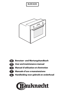 Manual Bauknecht BLCES 8250 IN Oven