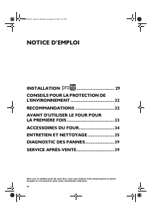 Mode d’emploi Bauknecht BLPE 8009 IN Four