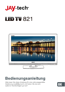 Bedienungsanleitung Jay-Tech 821 LED fernseher