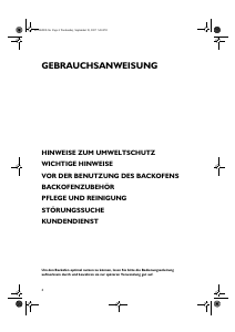 Bedienungsanleitung Bauknecht BLZS 7200/IN Backofen