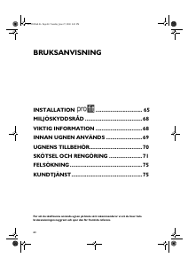 Bruksanvisning Bauknecht BMPH 7900 IN Ugn