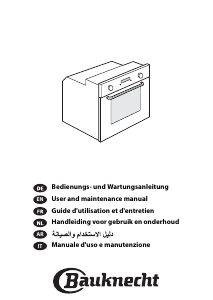 Manual Bauknecht BMVE 8100/PT Oven