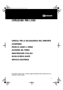 Manuale Bauknecht BSZ 4003/B IN Forno