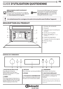 Mode d’emploi Bauknecht ECSR6 8845 PT Four