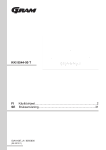 Käyttöohje Gram KKI 8544-90 T Keittotaso