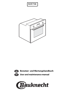 Handleiding Bauknecht ELCE 7166/ES Oven