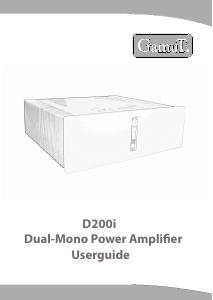 Bruksanvisning GamuT D200i Dual-Mono Förstärkare