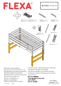 Руководство Flexa Classic (90-10054-2-01) Кровать-чердак