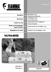 Manual de uso Fiamma Ultra-Box 3 Cofre portaequipajes