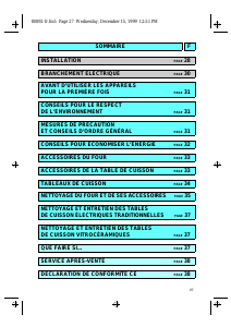 Mode d’emploi Bauknecht ESN 3460/01 BR Four