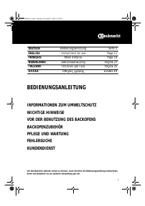 Bedienungsanleitung Bauknecht ESN 5860 WS Backofen