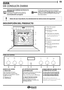 Manual de uso Bauknecht HIR4 EP8VS3 PT Horno