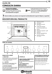 Manual de uso Bauknecht HVK3 KH8V IN Horno