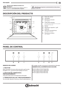 Manual de uso Bauknecht HVP2 NN5F IN Horno