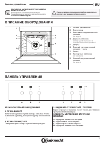 Руководство Bauknecht HVR2 NN5F IN духовой шкаф