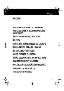 Manual de uso Bauknecht AWM 040 Lavadora