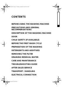 Manual Bauknecht Easy 1400 Washing Machine