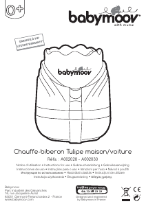 Instrukcja Babymoov A002028 Podgrzewacz do butelek