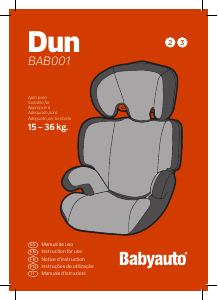 Manual Babyauto BAB001 Dun Cadeira auto