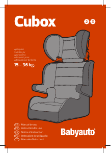 Mode d’emploi Babyauto Cubox Siège bébé