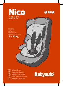Mode d’emploi Babyauto LB513 Nico Siège bébé