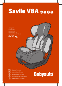 Mode d’emploi Babyauto Savile V8A Siège bébé