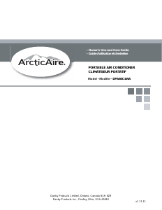 Bruksanvisning ArcticAire DPA80C1WA Luftkonditionering