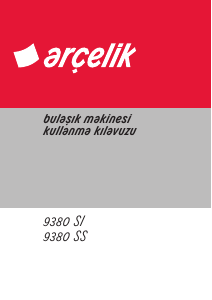 Kullanım kılavuzu Arçelik 9380 SS Bulaşık makinesi