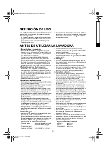 Manual de uso Bauknecht HDW 7001 Lavadora