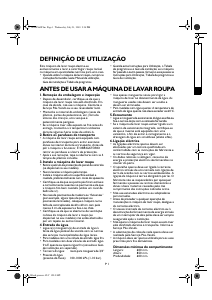 Manual Bauknecht HDW 8000/PRO Máquina de lavar roupa