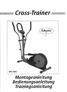 Bedienungsanleitung Amysa MD 4905 Crosstrainer