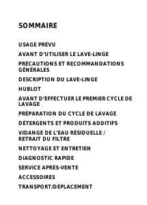 Mode d’emploi Bauknecht Koblenz 2480 Lave-linge