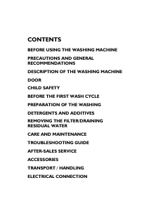 Manual Bauknecht Prestige 1460 Washing Machine