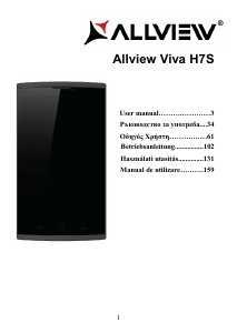 Manual Allview Viva H7S Tabletă