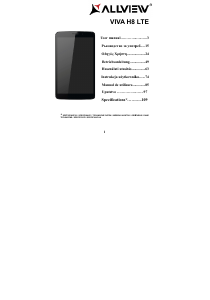 Manual Allview Viva H8 LTE Tablet