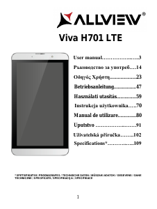 Manual Allview Viva H701 LTE Tablet