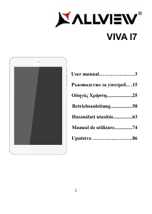Manual Allview Viva i7 Tablet