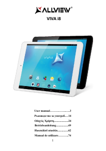 Manual Allview Viva i8 Tabletă