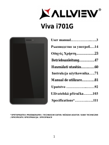 Handleiding Allview Viva i701G Tablet