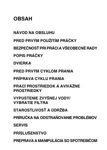Návod Bauknecht Prestige 2480 Práčka