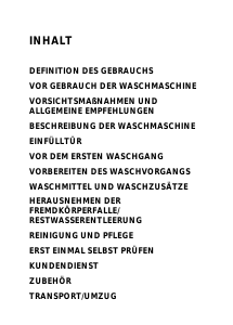 Bedienungsanleitung Bauknecht Prestige 2480 Waschmaschine
