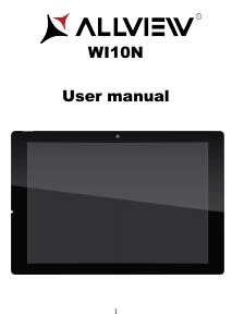 Manual Allview Wi10N Tablet