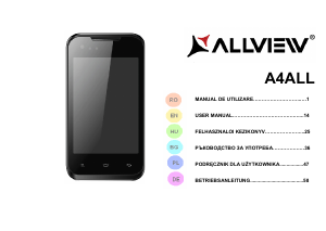 Használati útmutató Allview A4 All Mobiltelefon
