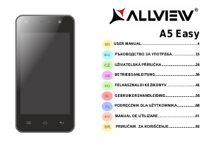 Instrukcja Allview A5 Easy Telefon komórkowy