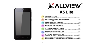 Használati útmutató Allview A5 Lite Mobiltelefon