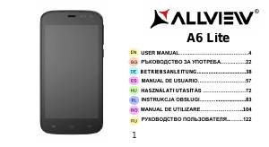 Manual de uso Allview A6 Lite Teléfono móvil