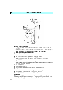 Handleiding Bauknecht WA 2005 - D Wasmachine