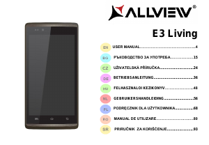 Használati útmutató Allview E3 Living Mobiltelefon
